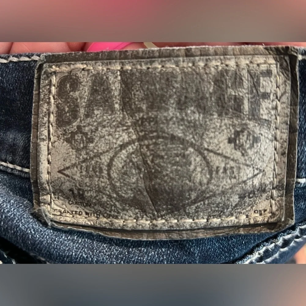 Men’s Exclusive Salvage Anarchy Straight Stretch Jean-Buckle